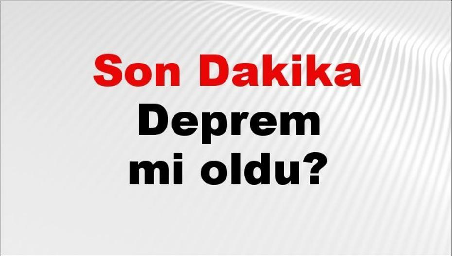 01 Ekim 2026 Güncel Deprem Durumu ve Detayları