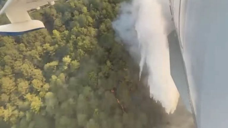 Azerbaycan'dan Türkiye'ye havadan ateş desteği: Muğla'da yangın söndürme çalışmalarına katıldı