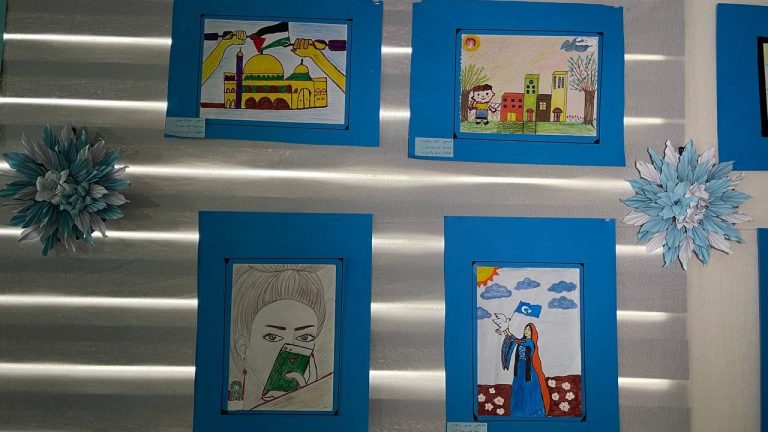 Kerküklü öğrenciler çizimleriyle Gazze’nin yanında duruyor