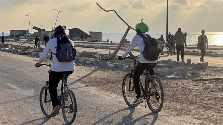 İsrail’in sporcunun saldırılarına yapılan saldırılarını öldüren sporcu bir bisikletle yok edildi.