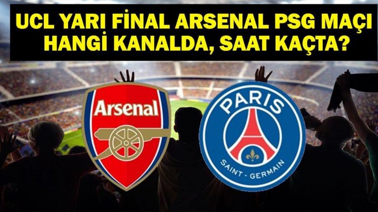 Arsenal PSG hangi kanalda maç? Arsenal PSG maçı saat kaçta? UEFA Şampiyonlar Ligi’nde son heyecan!