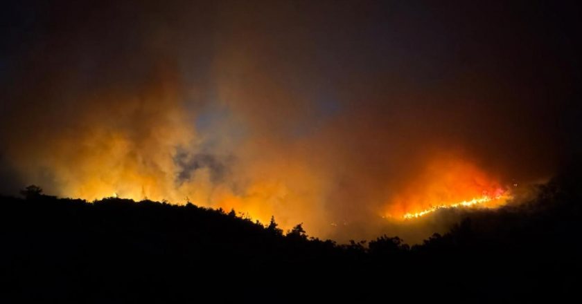 Balıkesir’de orman yangını: Bir mahalle tedbiren boşaltıldı