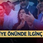 Aydın Büyükşehir Belediyesi önünde ilginç anlar: AK Partili Özlem Çerçioğlu konuşurken yükselen tezahüratlar dikkat çekti