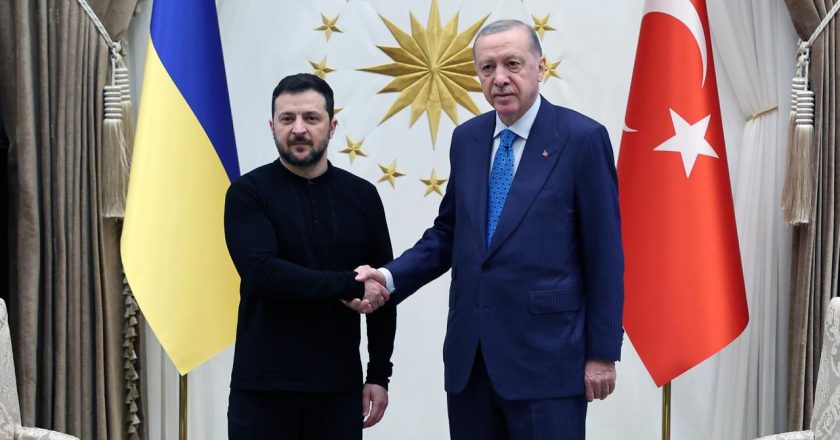 Cumhurbaşkanı Erdoğan, Volodimir Zelenski ile görüştü