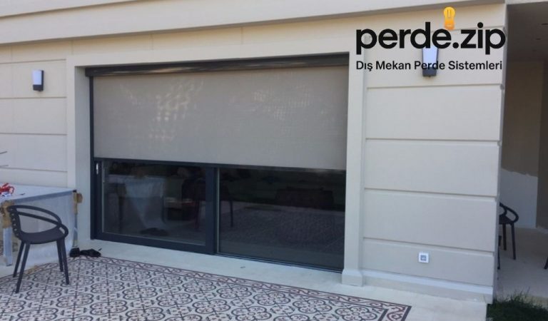 Zip perde ile yaşam alanlarında konfor ve modern görünüm