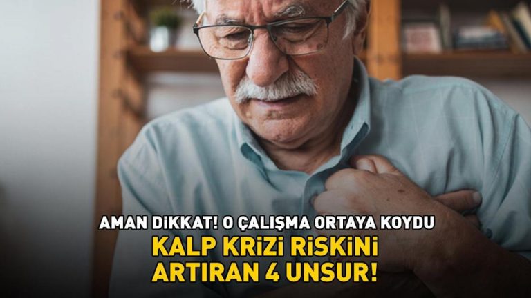 KALP KRİZİ RİSKİNİ ARTIRAN 4 UNSUR! Aman dikkat! O araştırma ortaya koydu!
