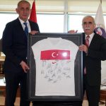 TFF Başkanı Hacıosmanoğlu, AYM Başkanı Özkaya’yı Ziyaret Etti